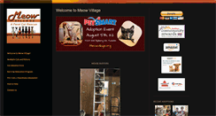 Desktop Screenshot of meowvillage.org