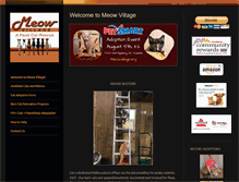 Tablet Screenshot of meowvillage.org